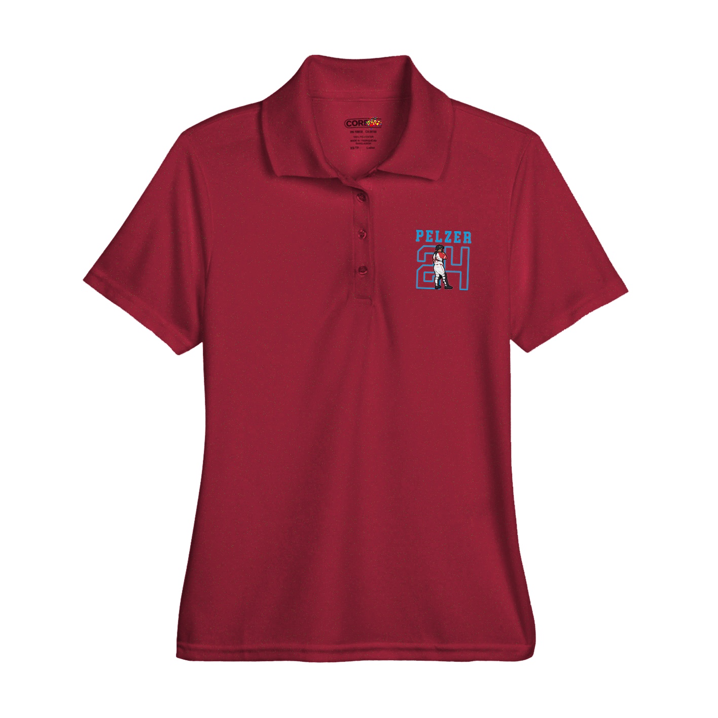 Womens Performance Polo — Shirsey in Red