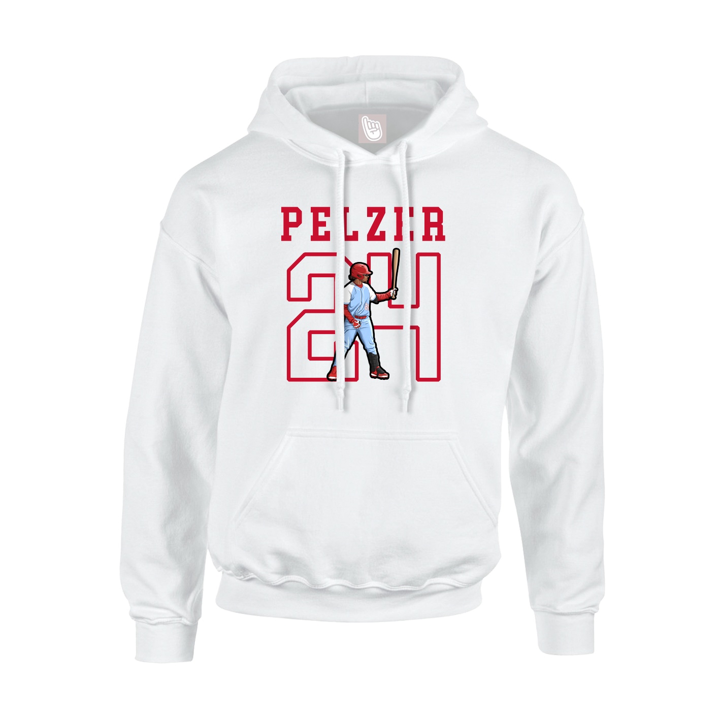 Hoodie — Shirsey in White