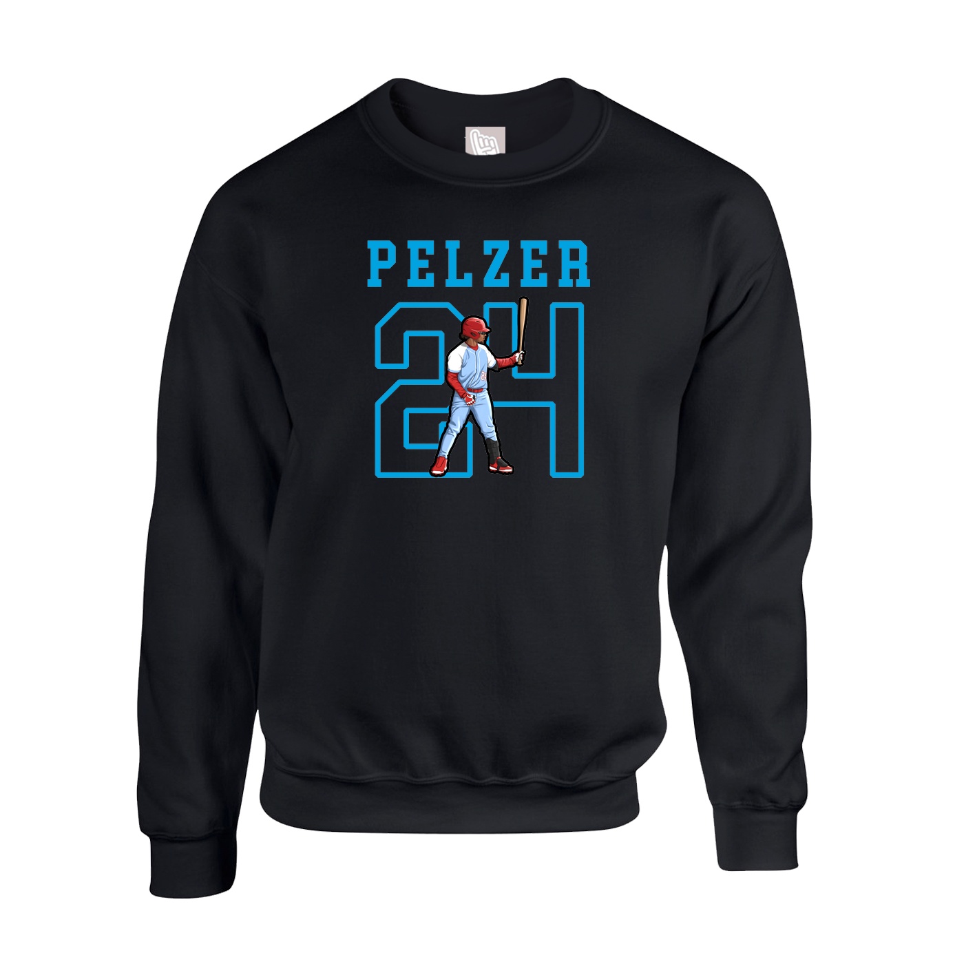 Fleece Crew — Shirsey in Black