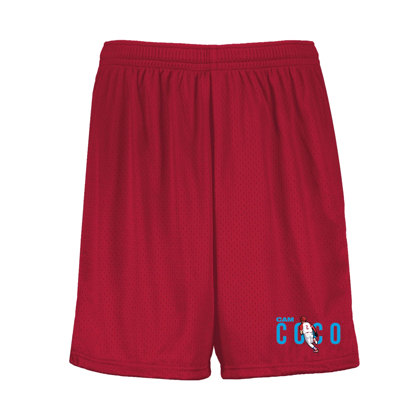 Shorts — Player Name in Red