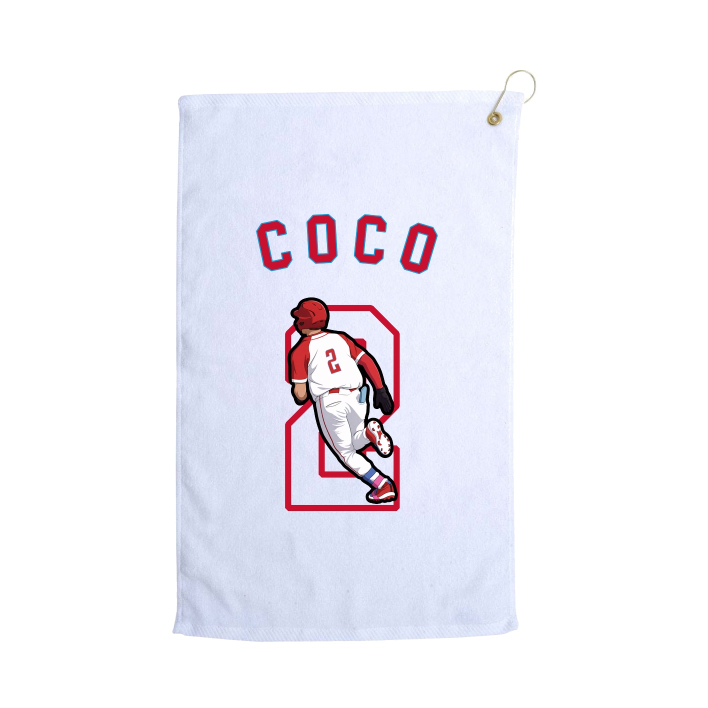 Golf Towel — Shirsey Arch in White