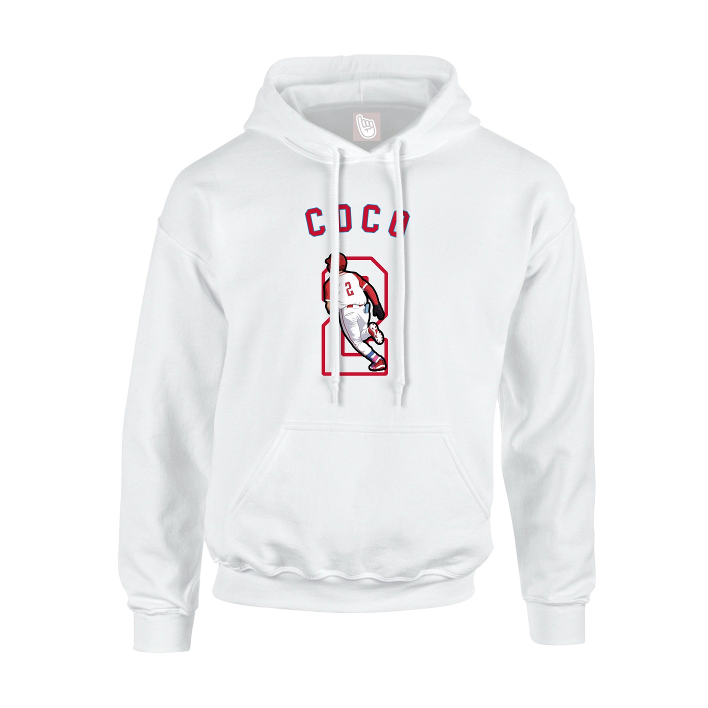Youth Hoodie — Shirsey Arch in White