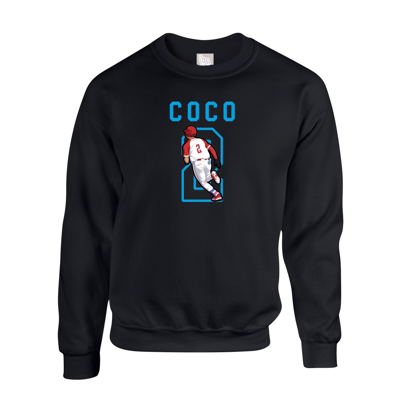 Fleece Crew — Shirsey in Black