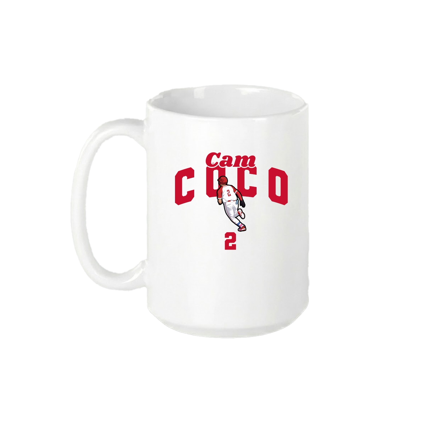 15oz Coffee Mug — Signature Arch in White