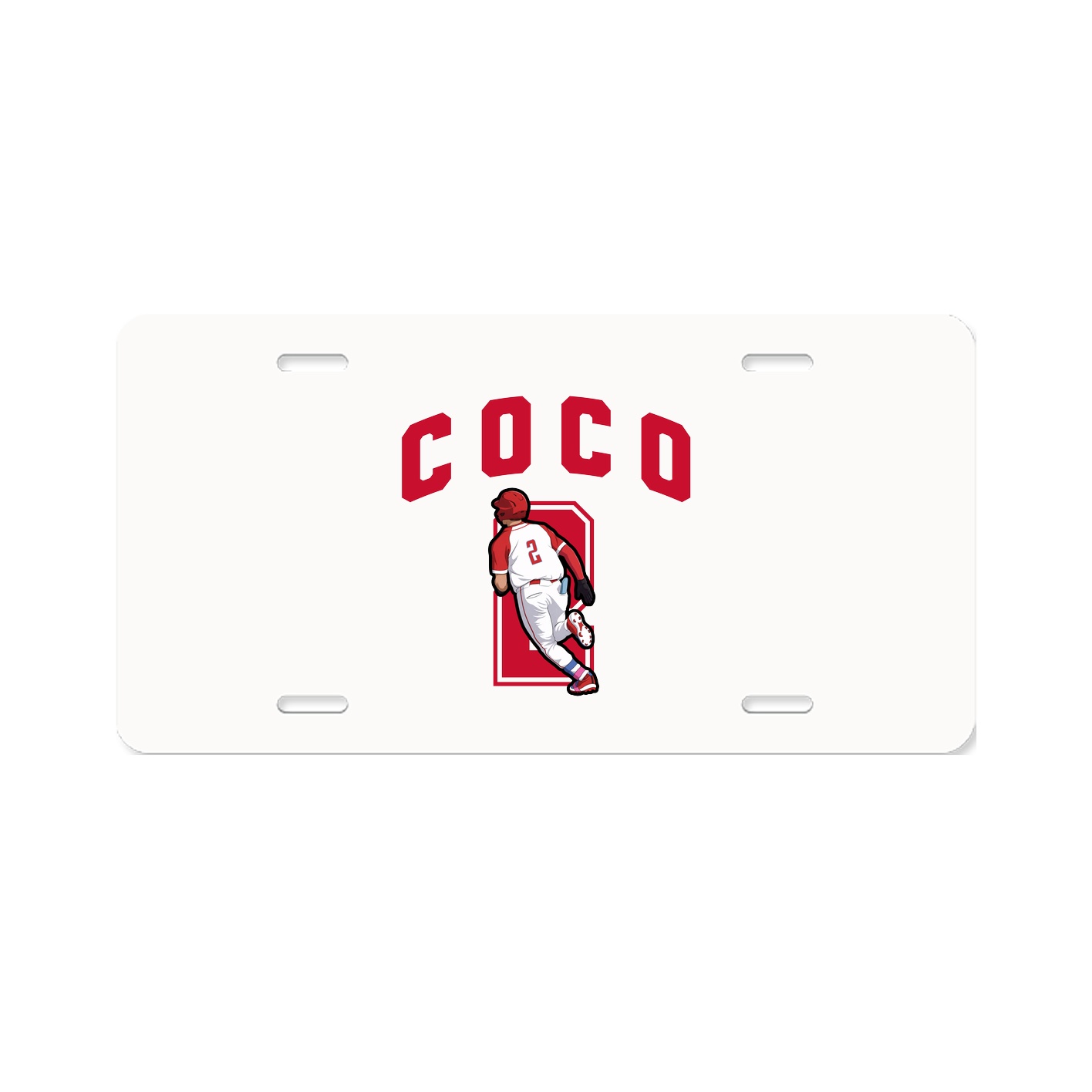 License Plate — Number in Classic