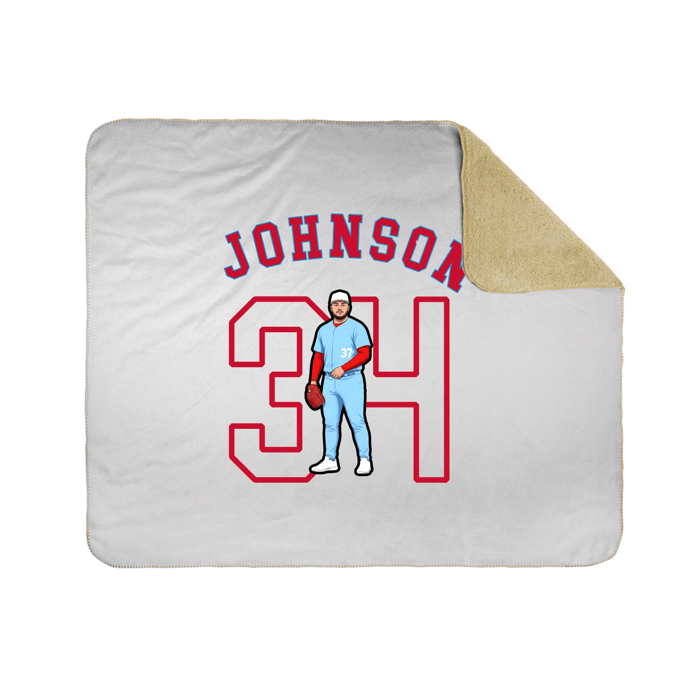 Throw Blanket — Shirsey Arch in White