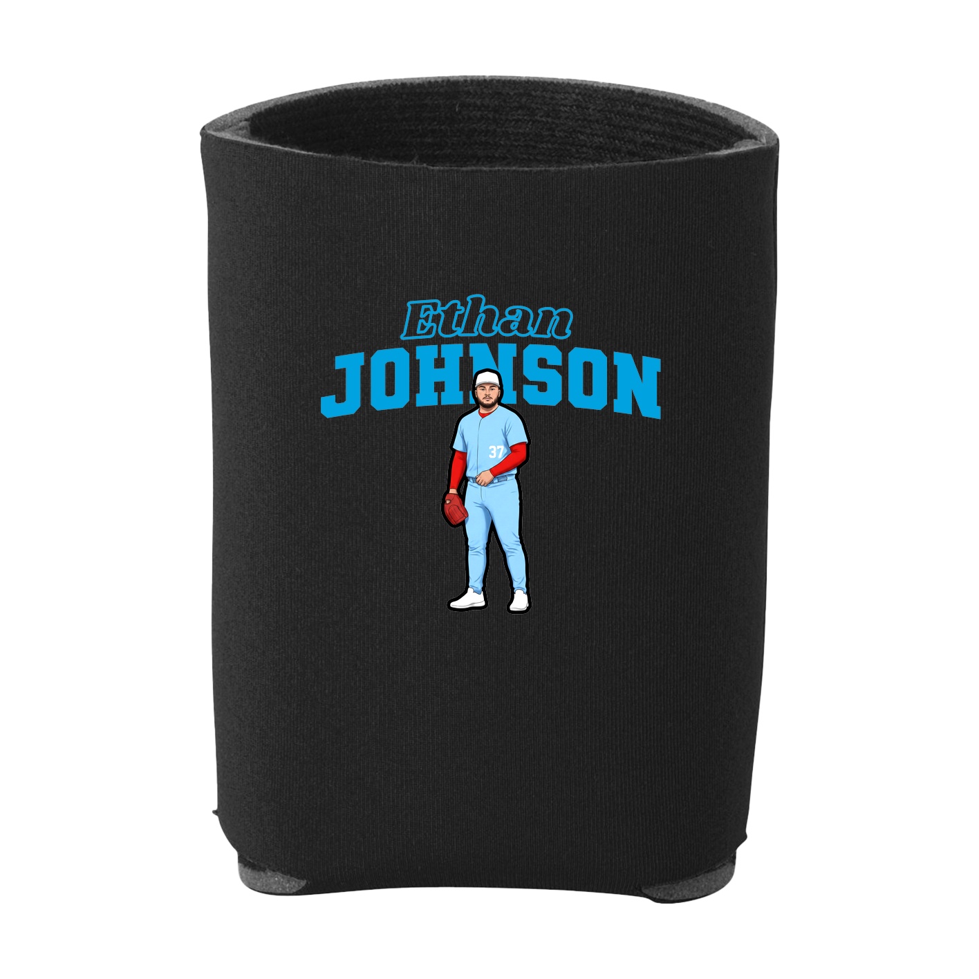 Can Holder — Name Arch in Black