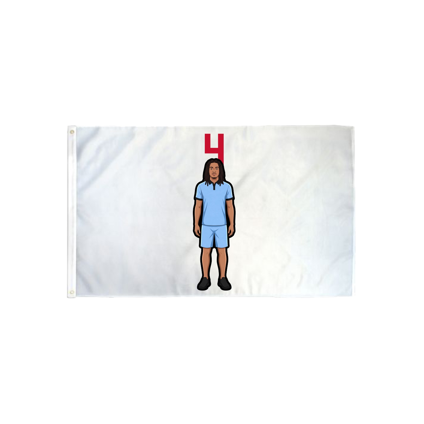 3x5 Flag — Number Top in Classic
