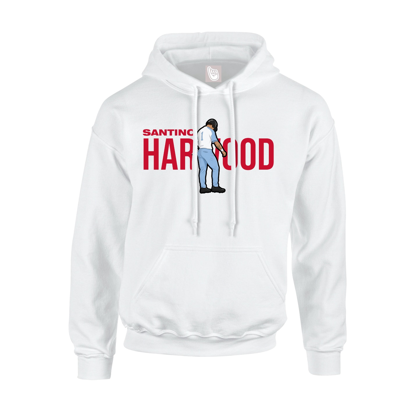 Hoodie — Player Name in White