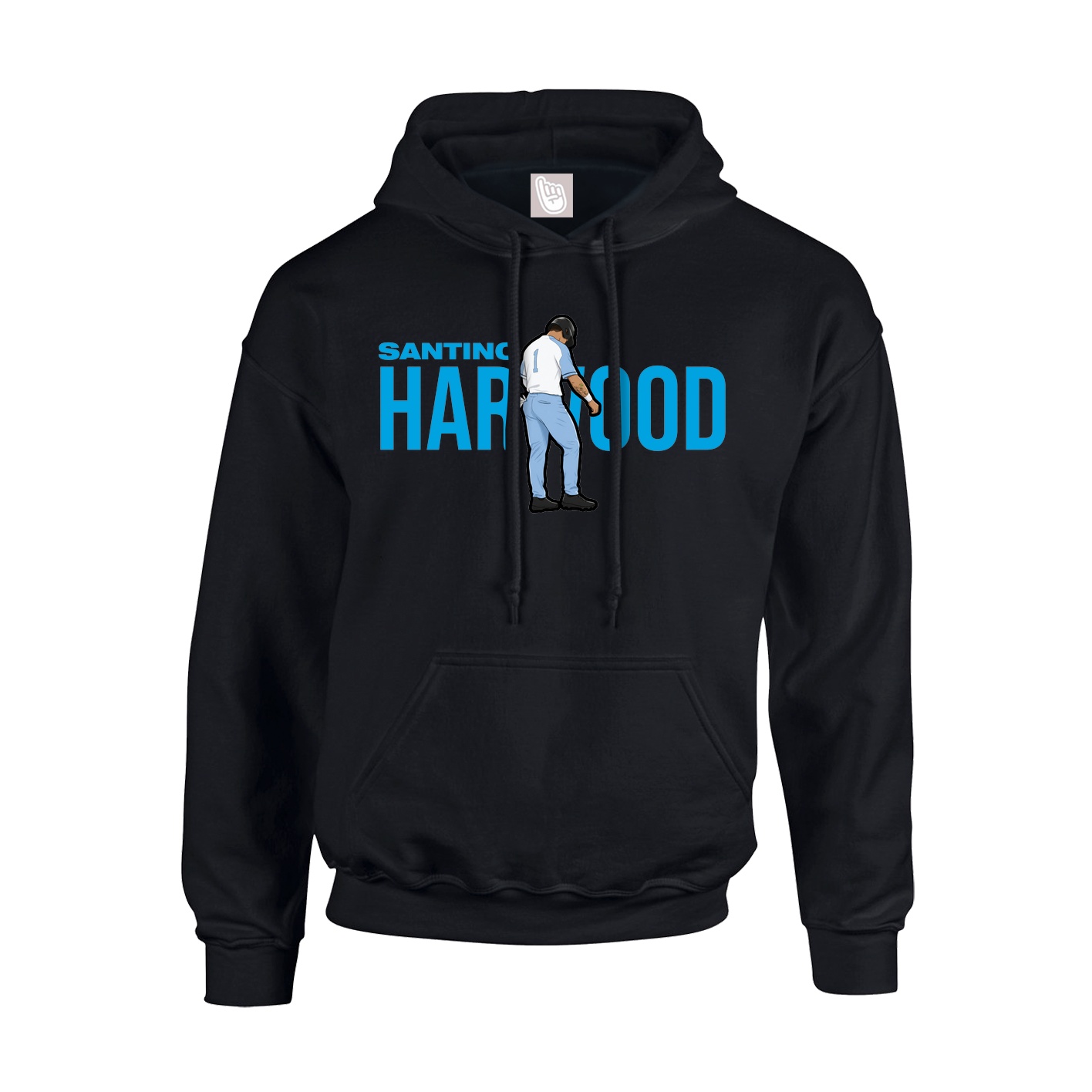 Youth Hoodie — Player Name in Black
