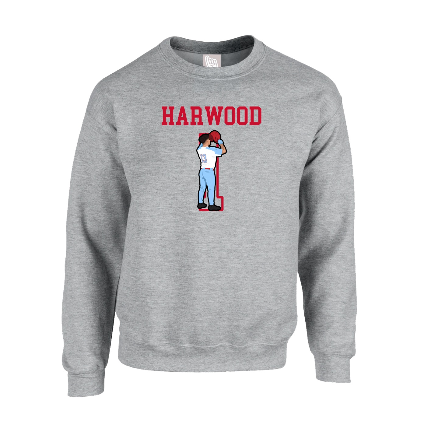 Fleece Crew — Shirsey in Grey