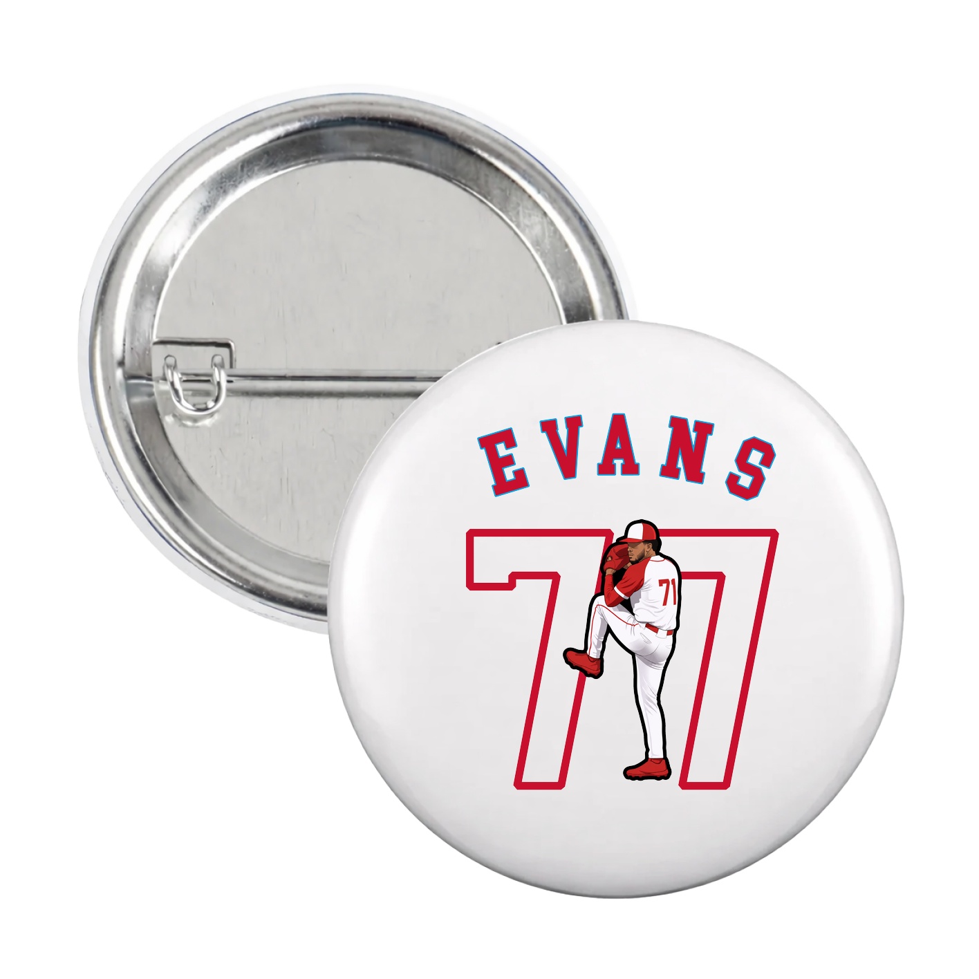 Game Day Button — Shirsey Arch in White