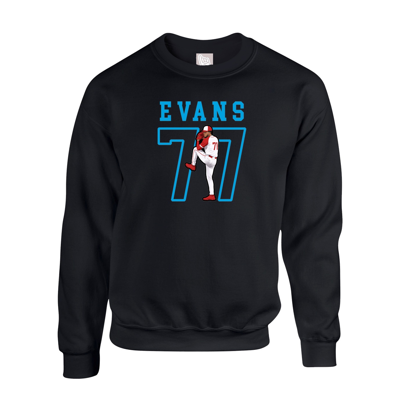 Fleece Crew — Shirsey in Black