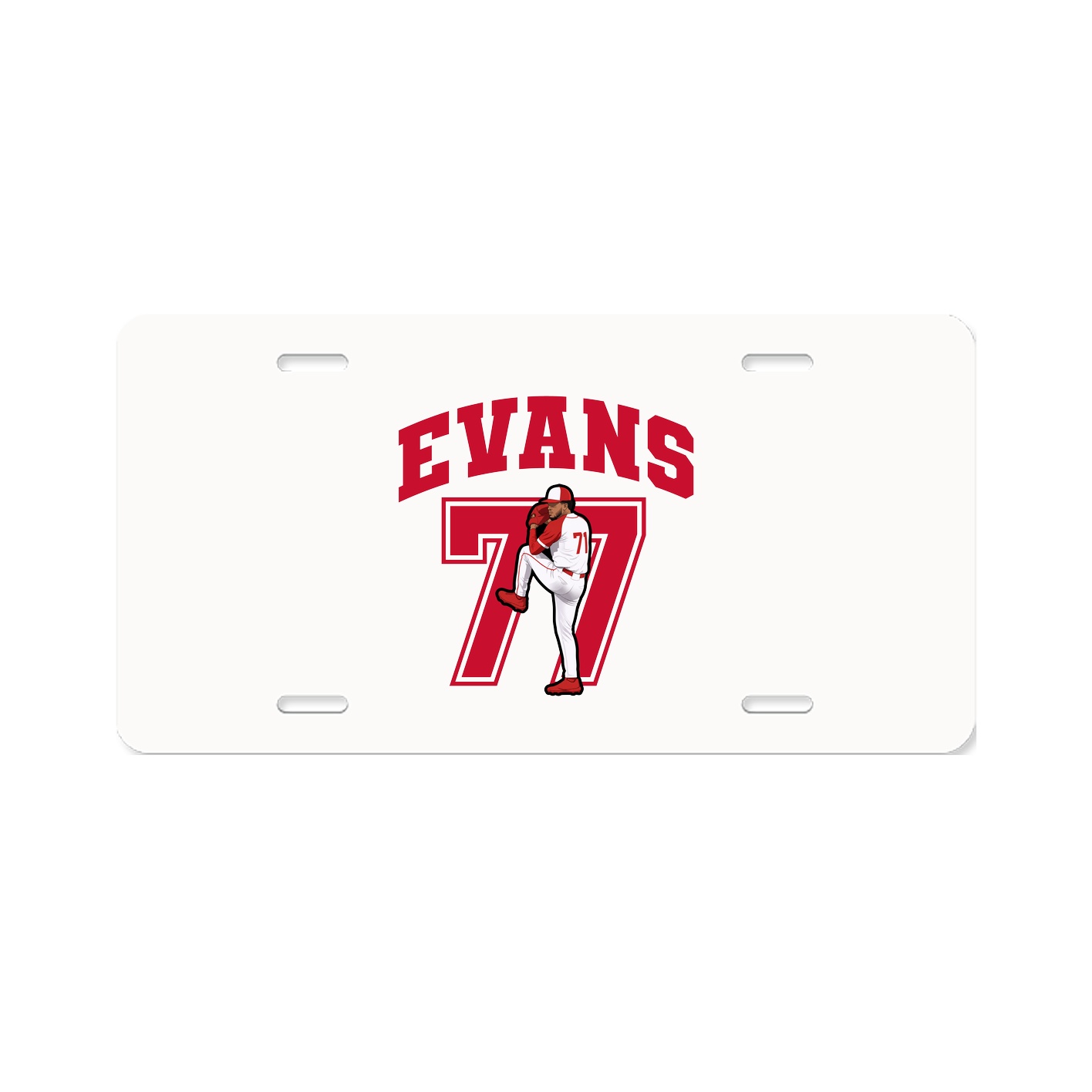 License Plate — Number in Classic