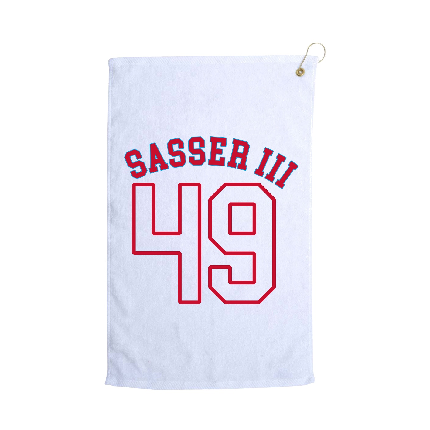 Golf Towel — Shirsey Arch in White