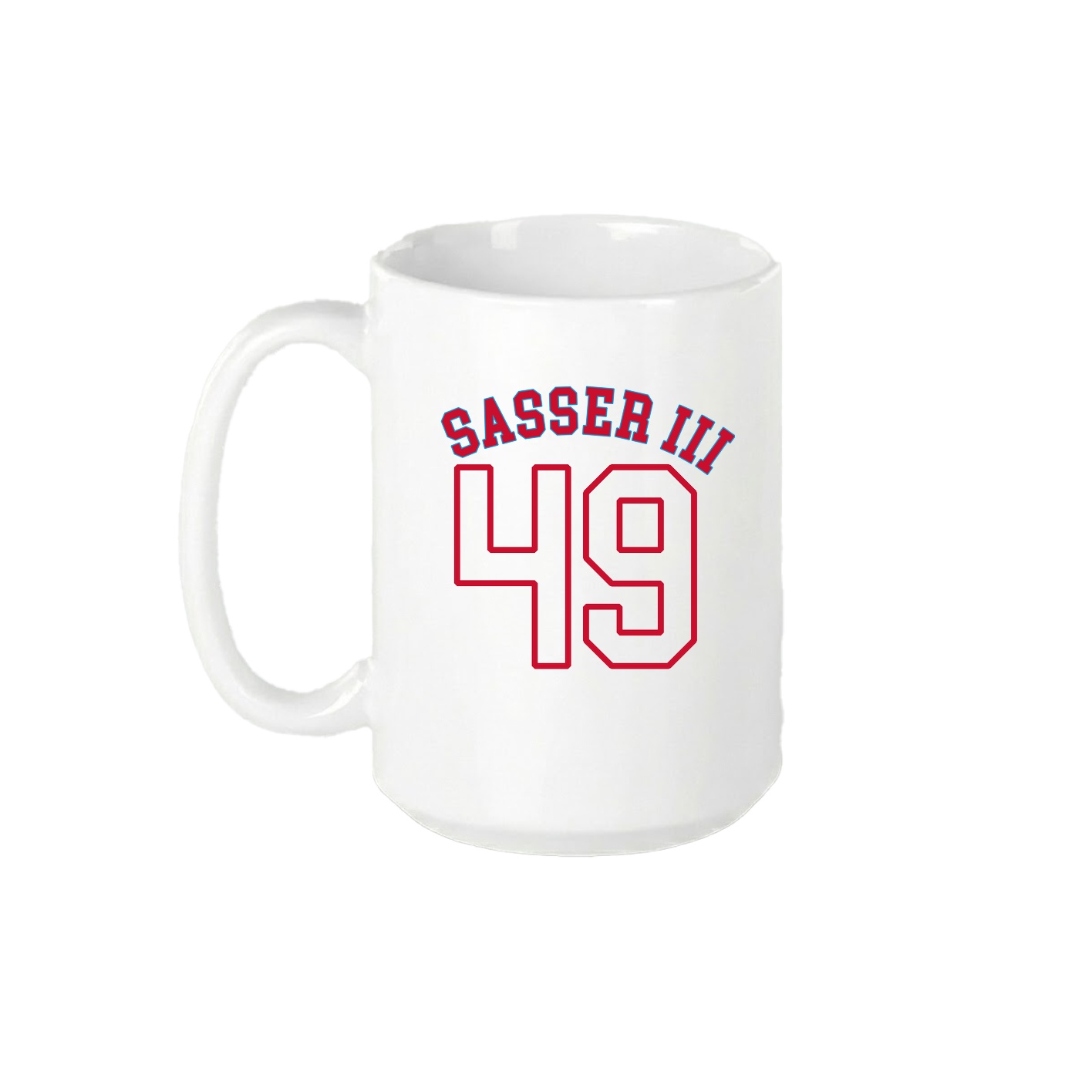 15oz Coffee Mug — Shirsey Arch in White