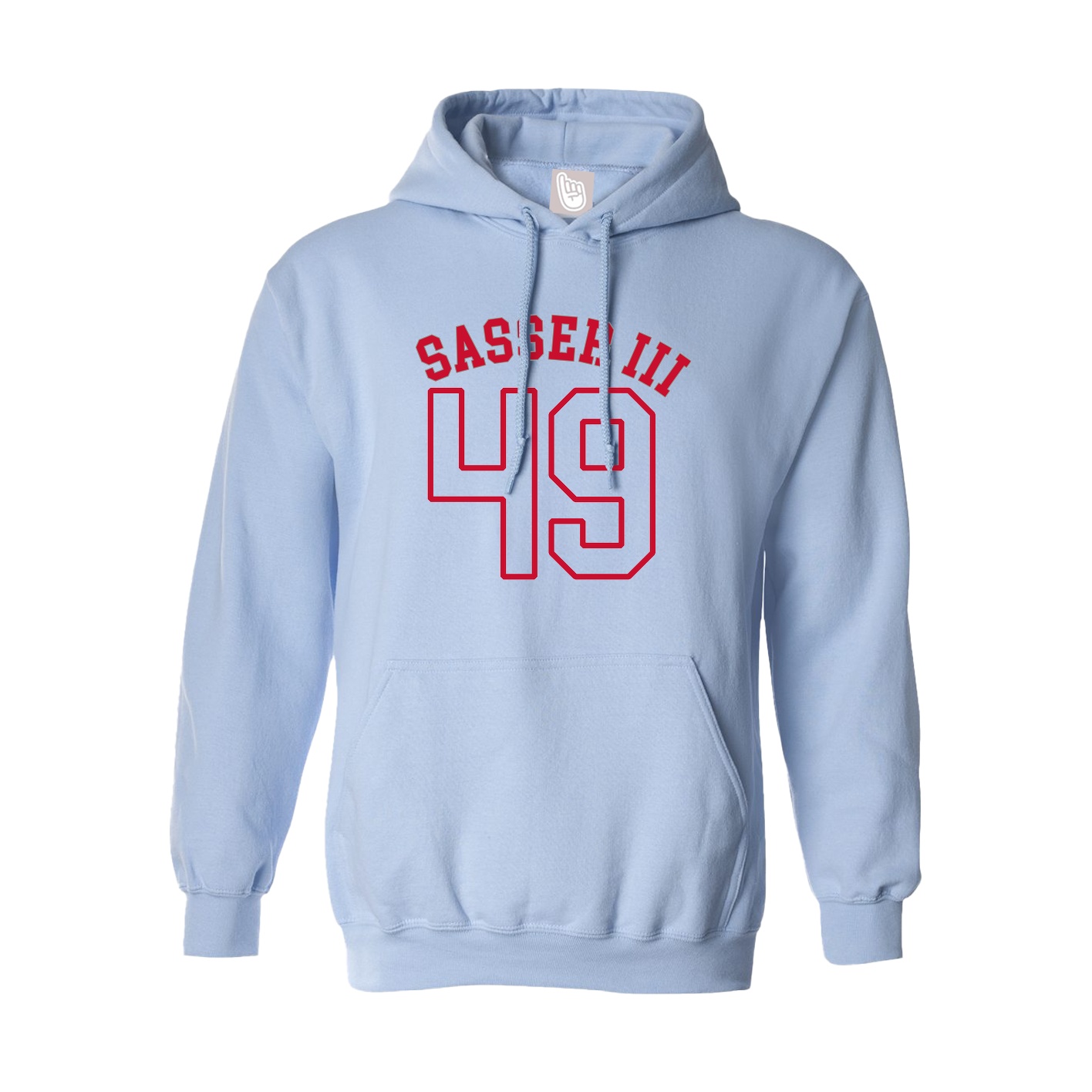 Hoodie — Shirsey Arch in Light Blue