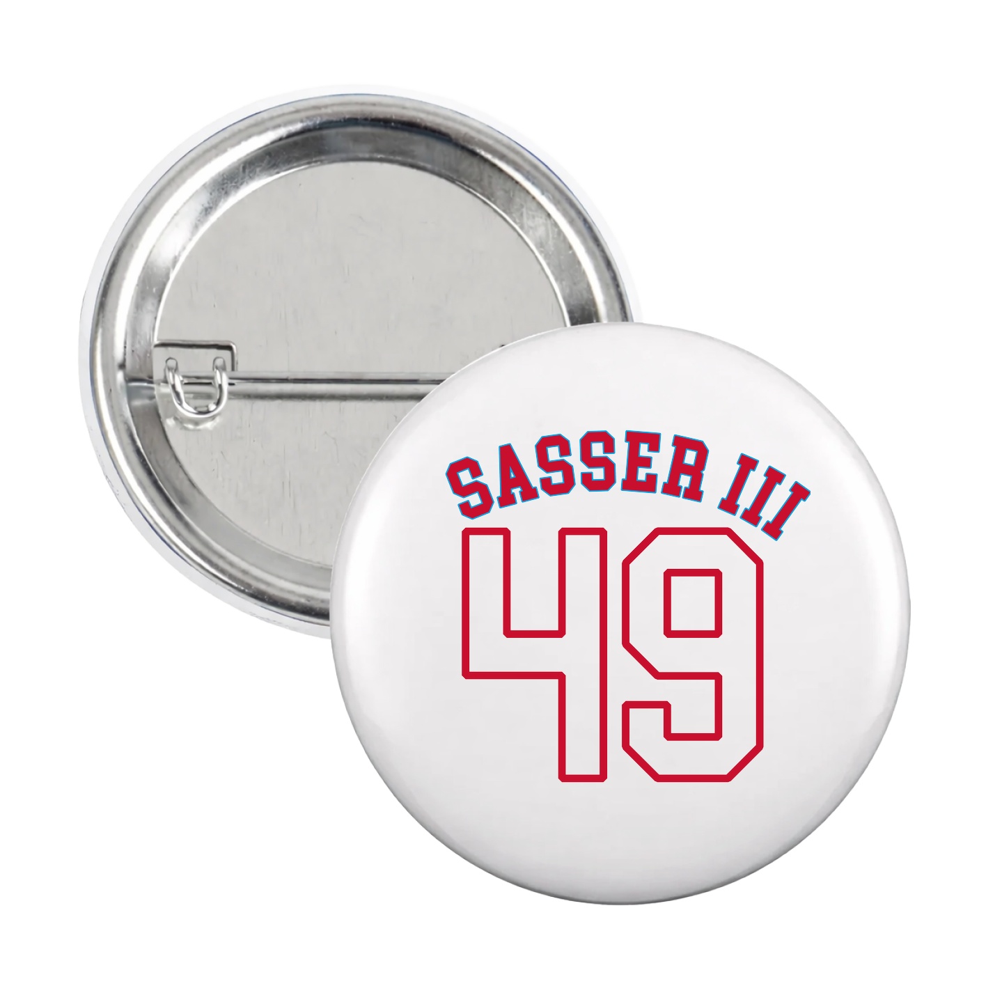 Game Day Button — Shirsey Arch in White