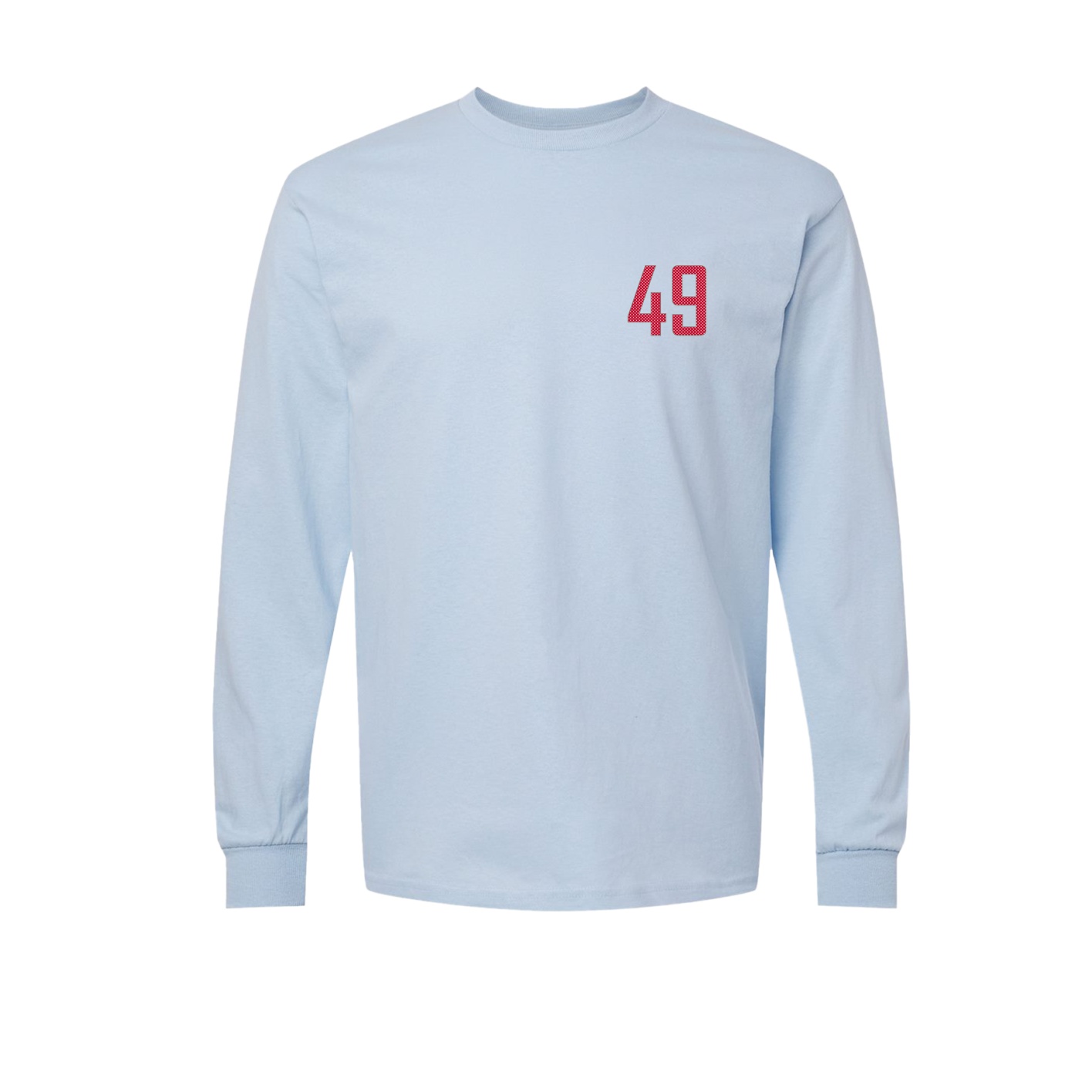 Long Sleeve Tee — Front Shirsy in Light Blue