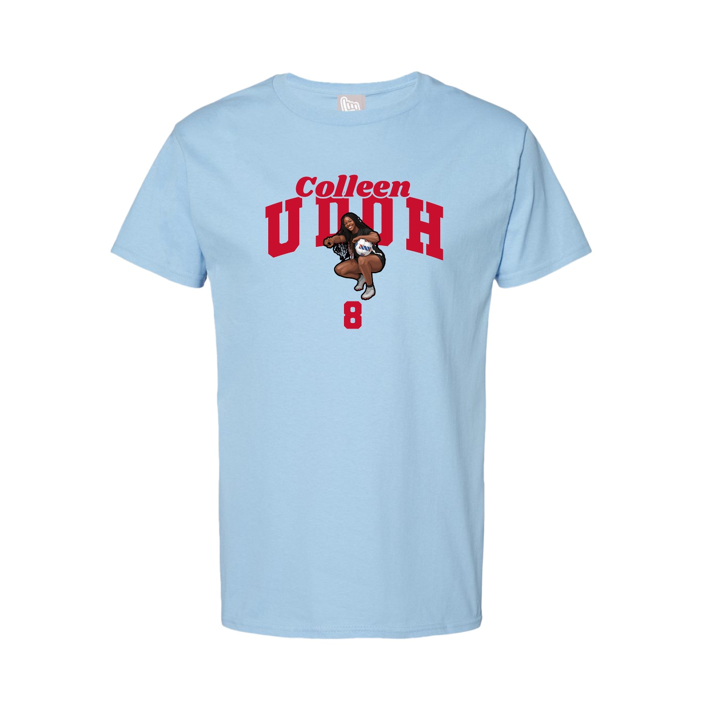 Tee — Signature Arch in Light Blue