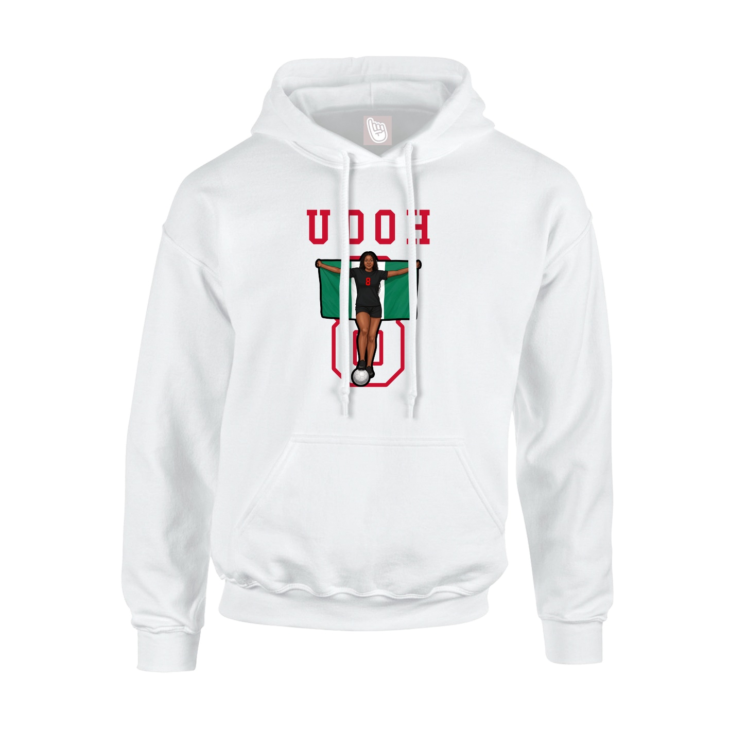 Youth Hoodie — Shirsey in White