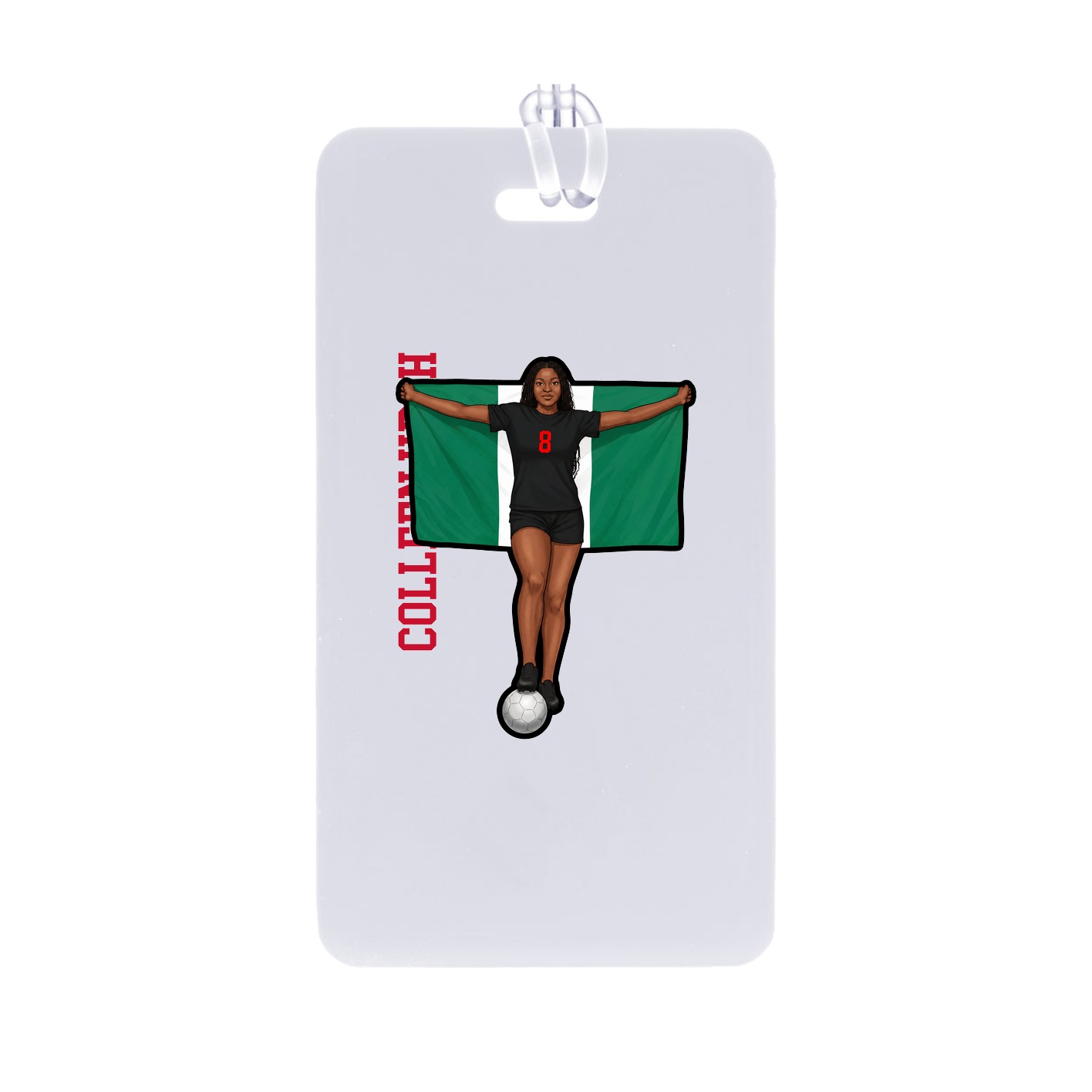 Bag Tag — Name Vertical in Classic