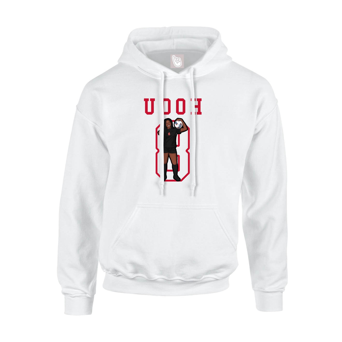 Hoodie — Shirsey in White