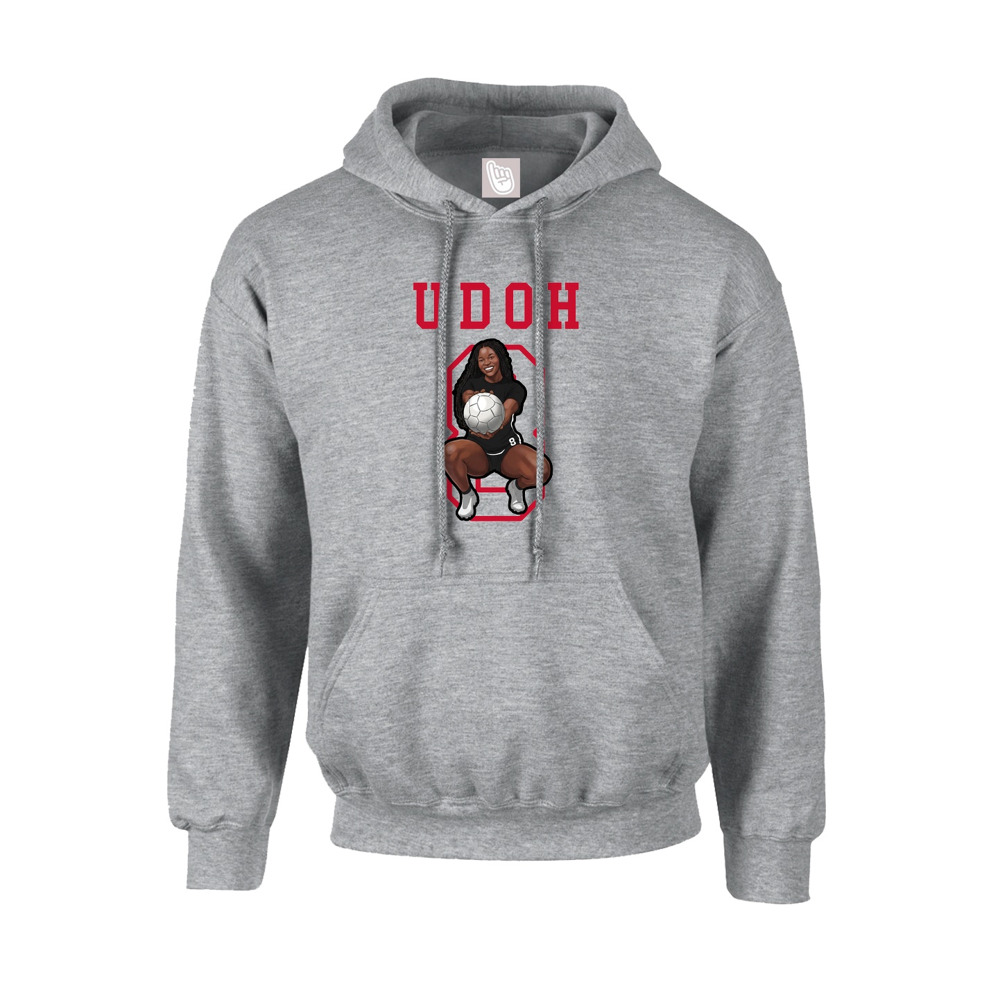 Hoodie — Shirsey in Grey