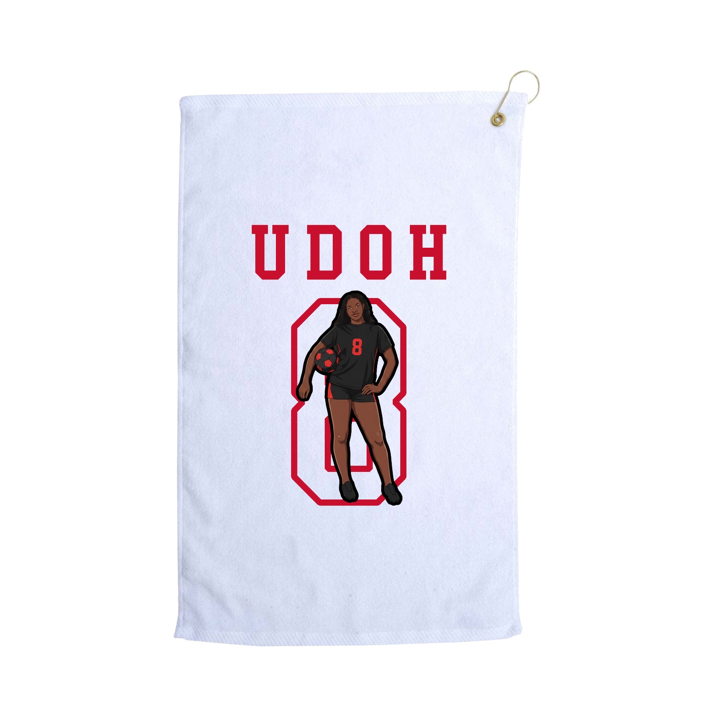 Golf Towel — Shirsey in White