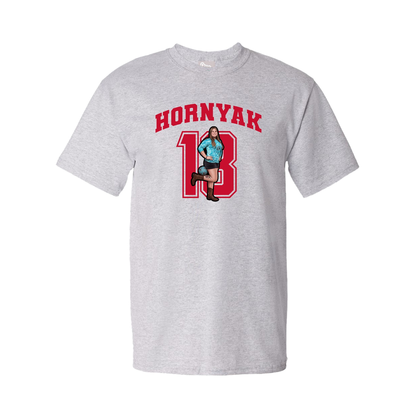 Tee — Number in Grey