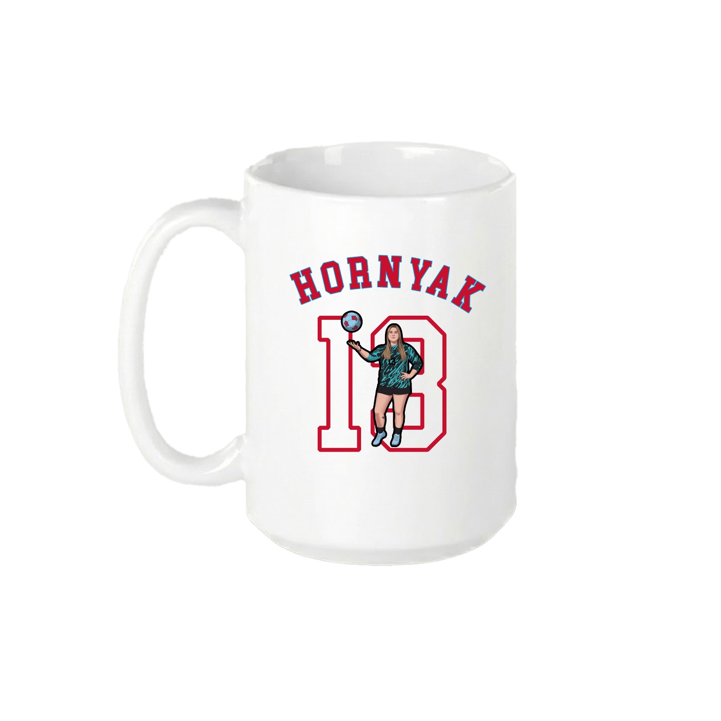 15oz Coffee Mug — Shirsey Arch in White
