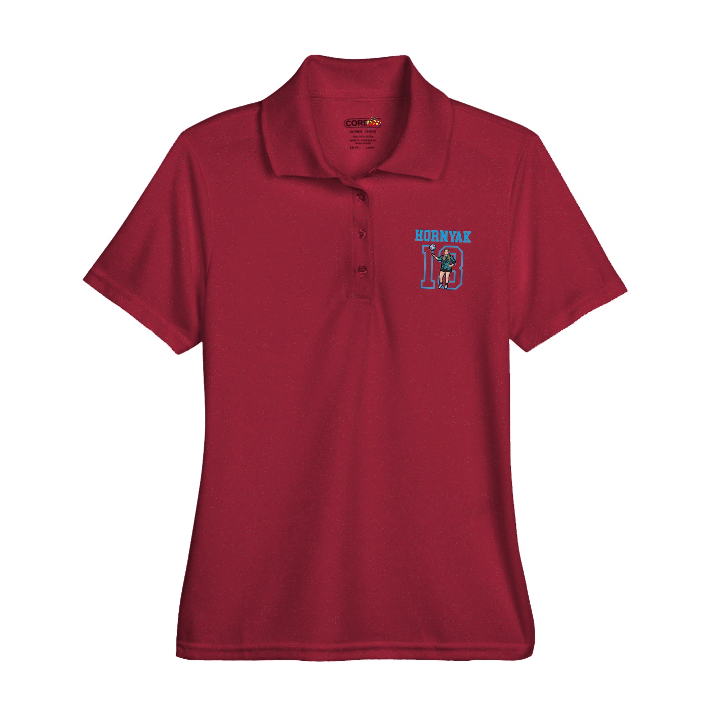 Womens Performance Polo — Shirsey in Red