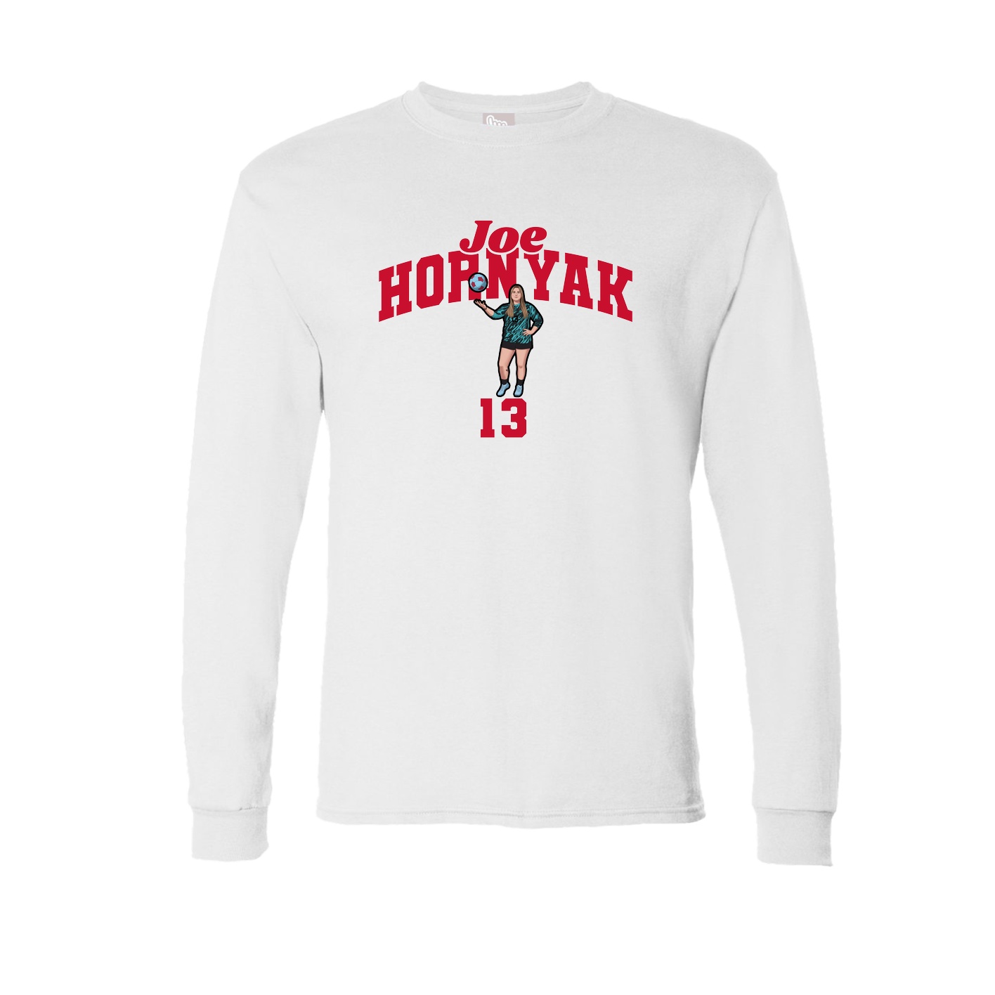 Long Sleeve Tee — Signature Arch in White