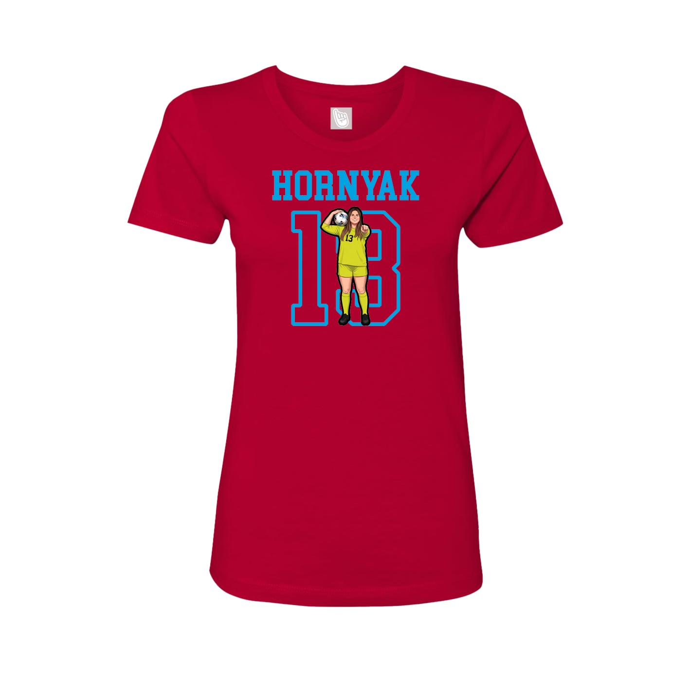 Fitted Women's Tee — Shirsey in Red