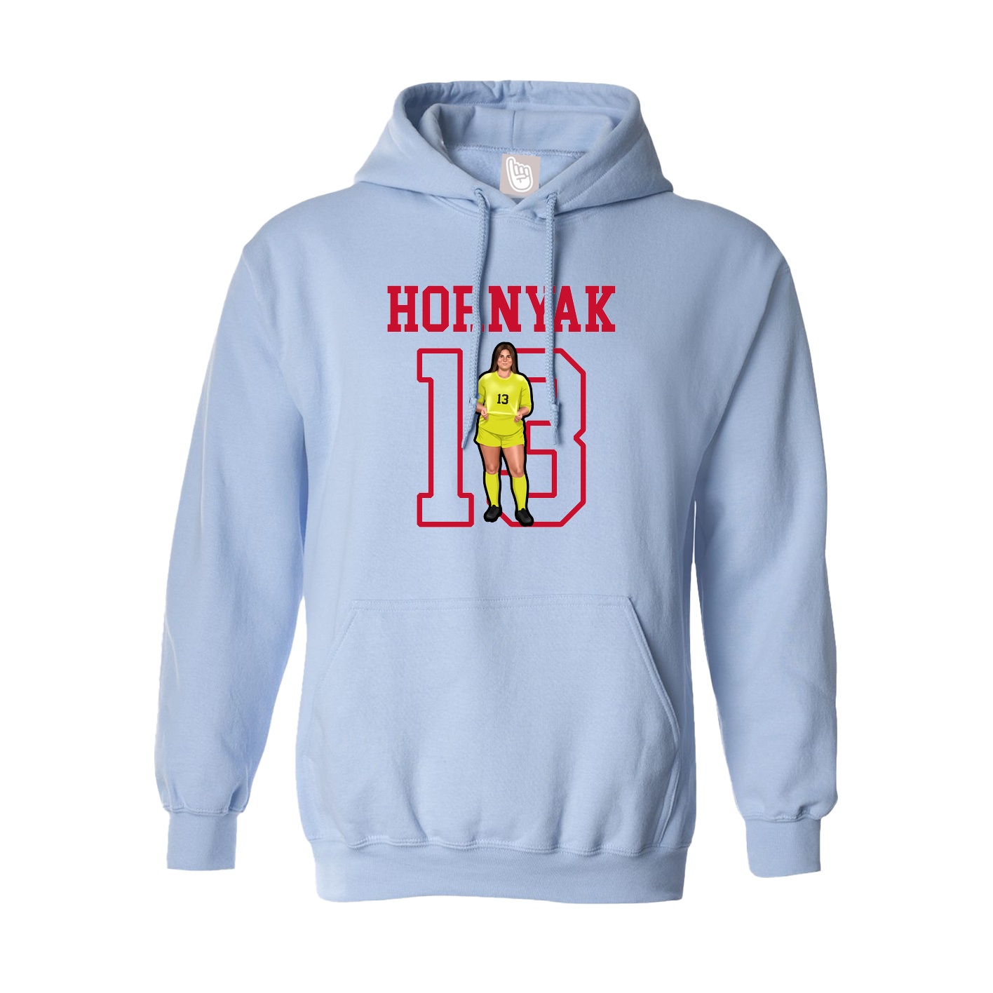 Hoodie — Shirsey in Light Blue
