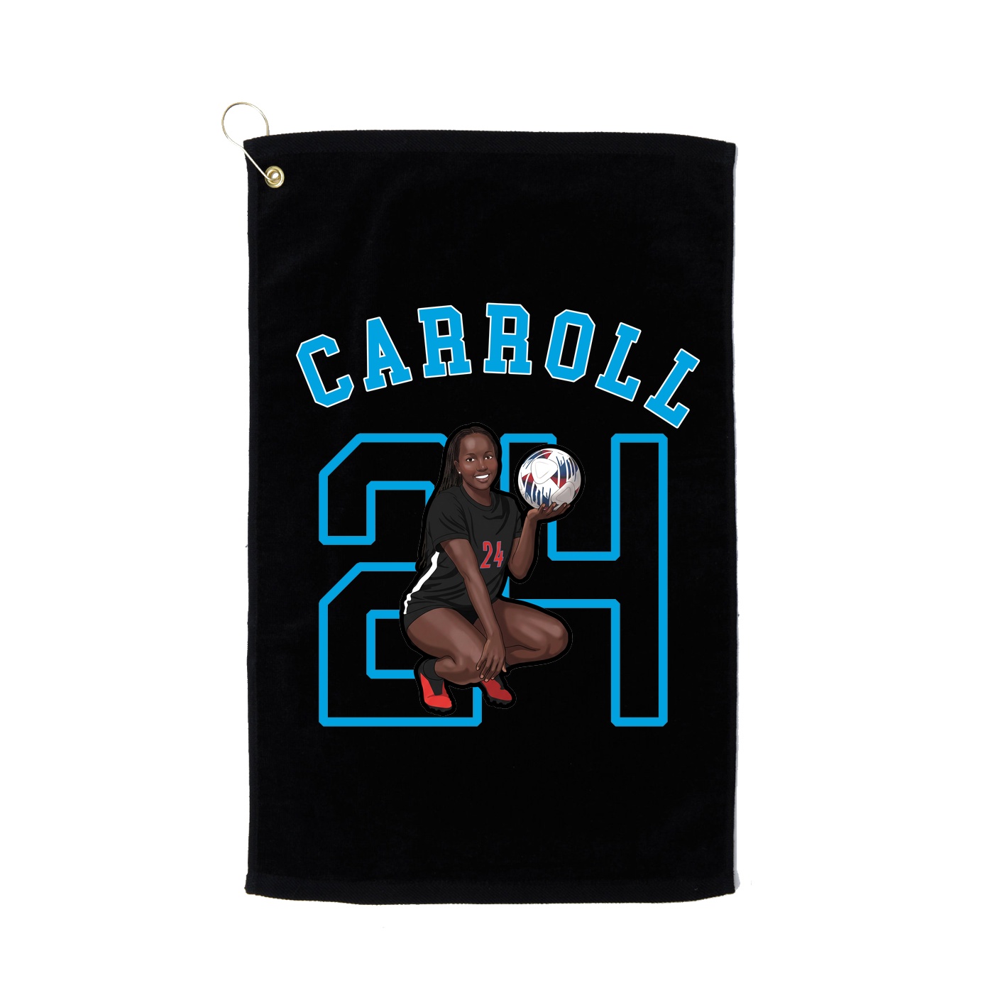 Golf Towel — Shirsey Arch in Black
