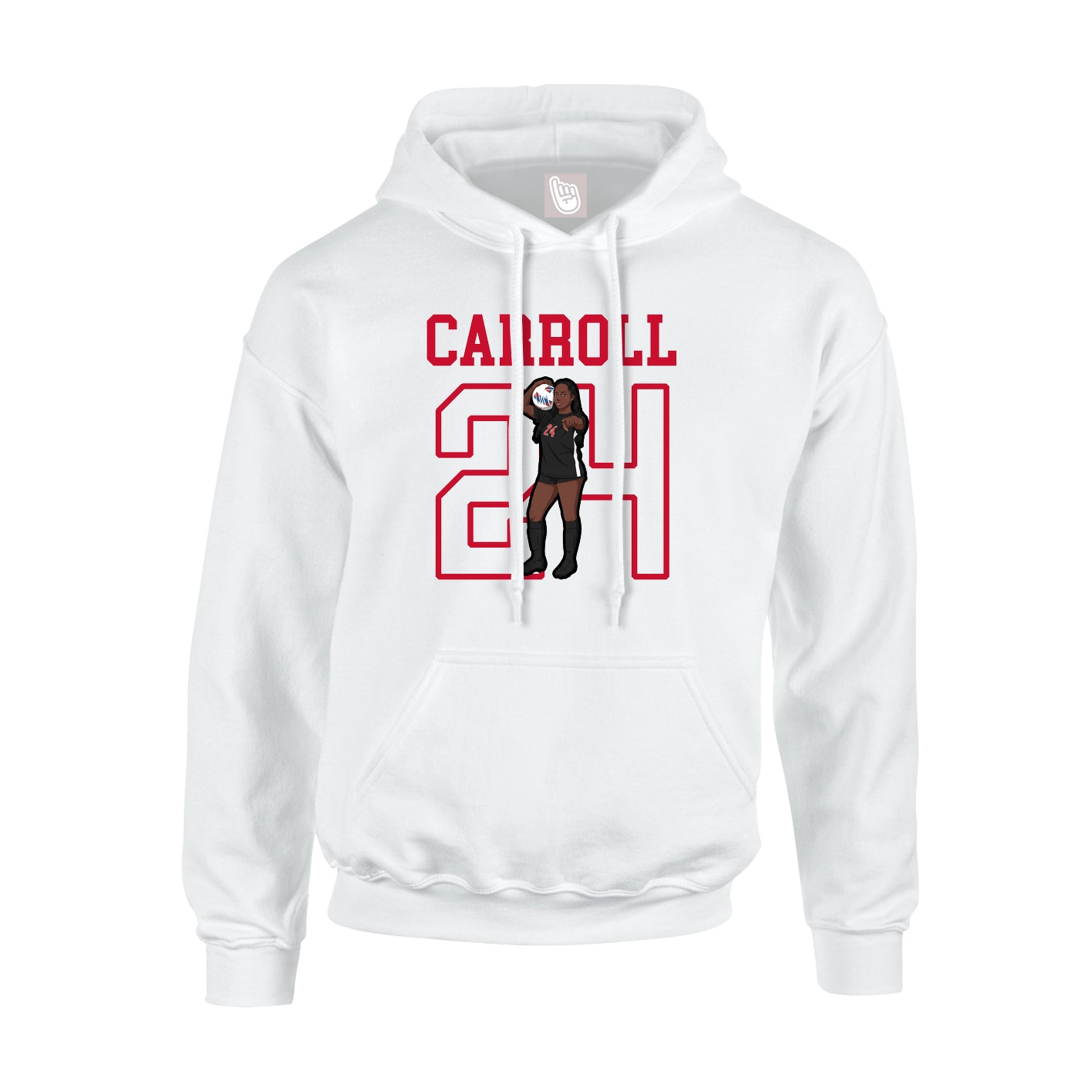 Youth Hoodie — Shirsey in White