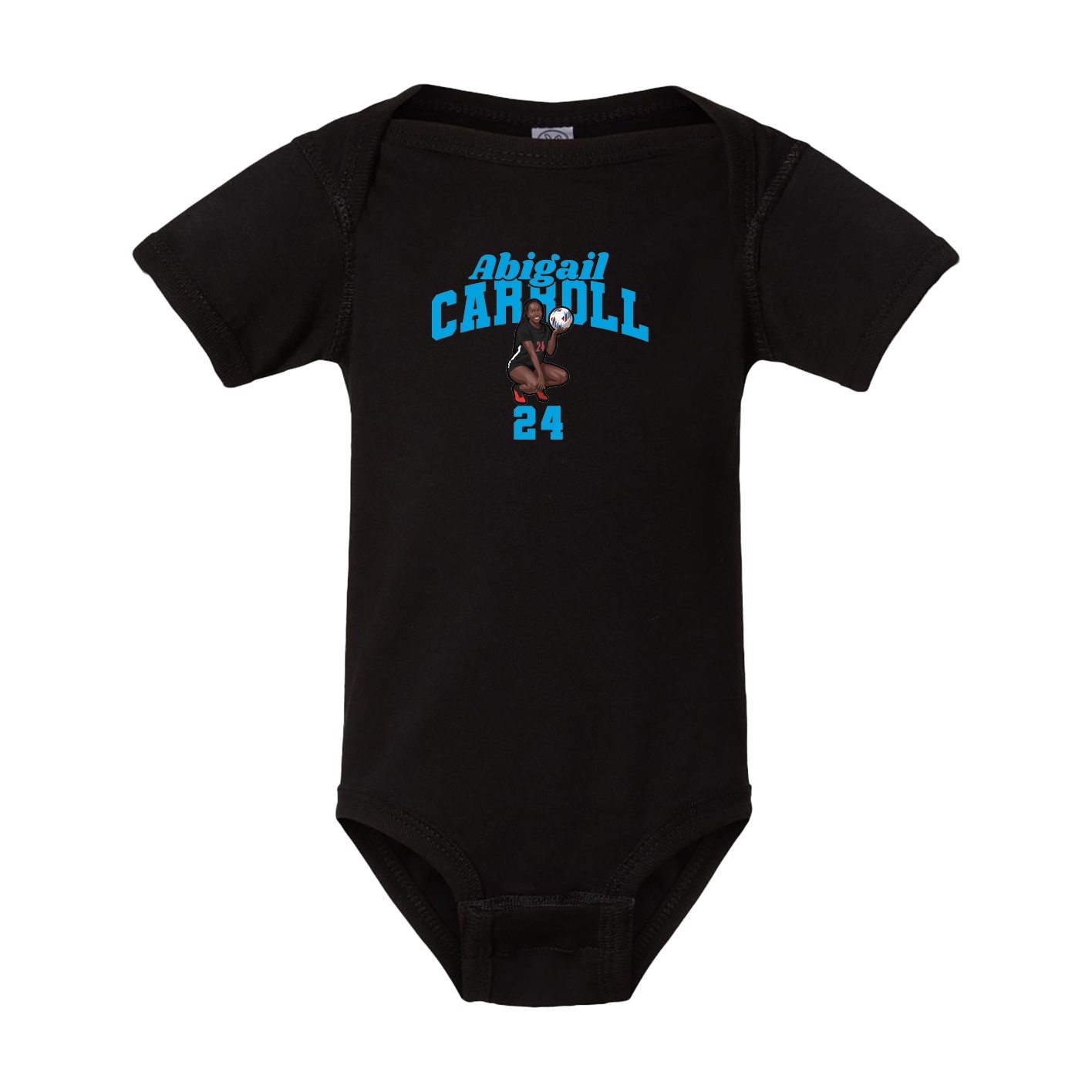 Baby Onesie — Signature Arch in Black
