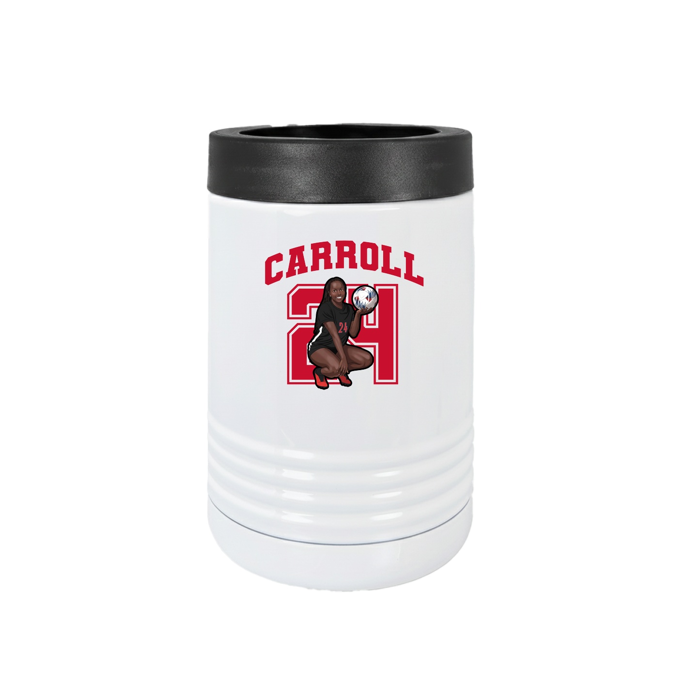Beverage Holder — Number in White