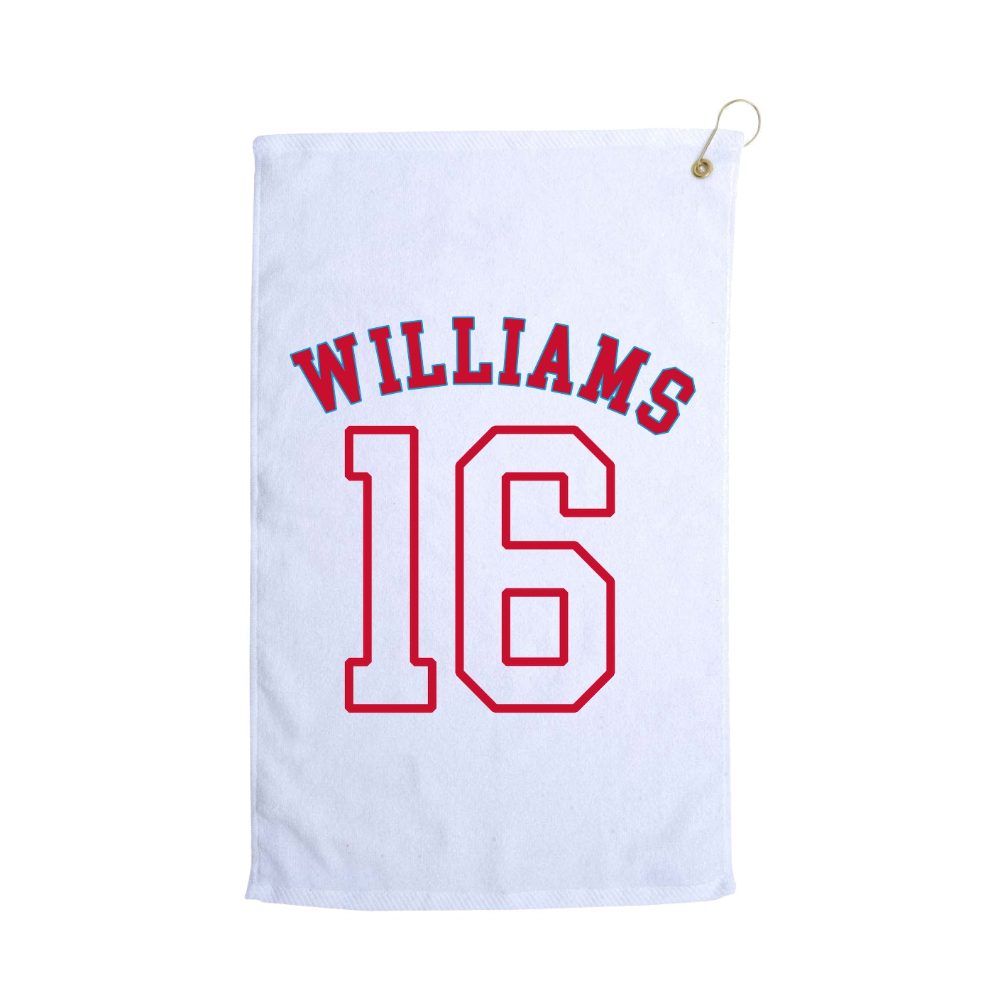 Golf Towel — Shirsey Arch in White