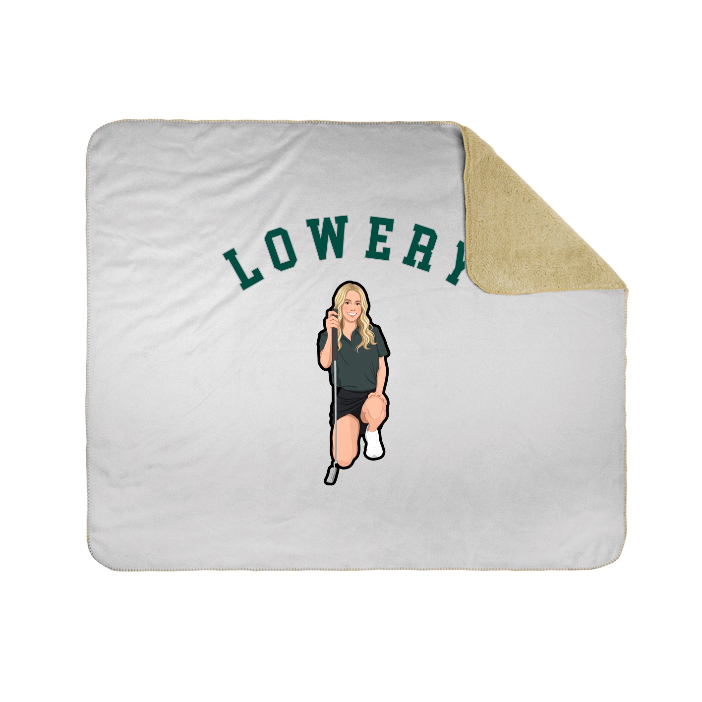 Throw Blanket — Shirsey Arch in White