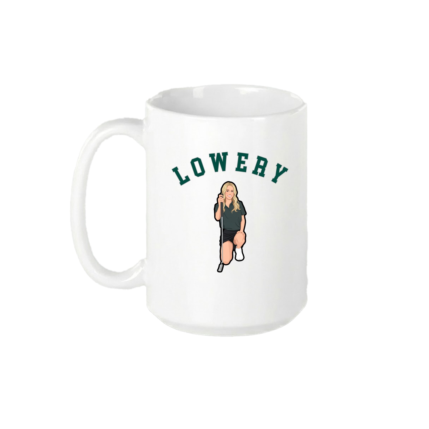 15oz Coffee Mug — Shirsey Arch in White