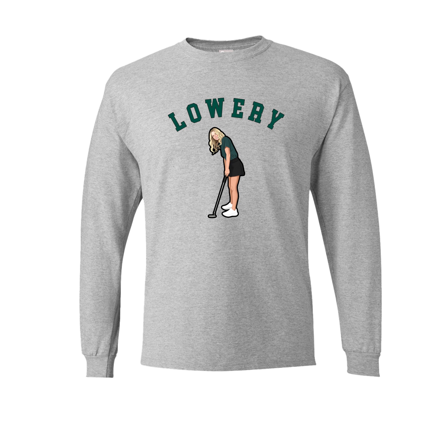 Long Sleeve Tee — Shirsey Arch in Grey
