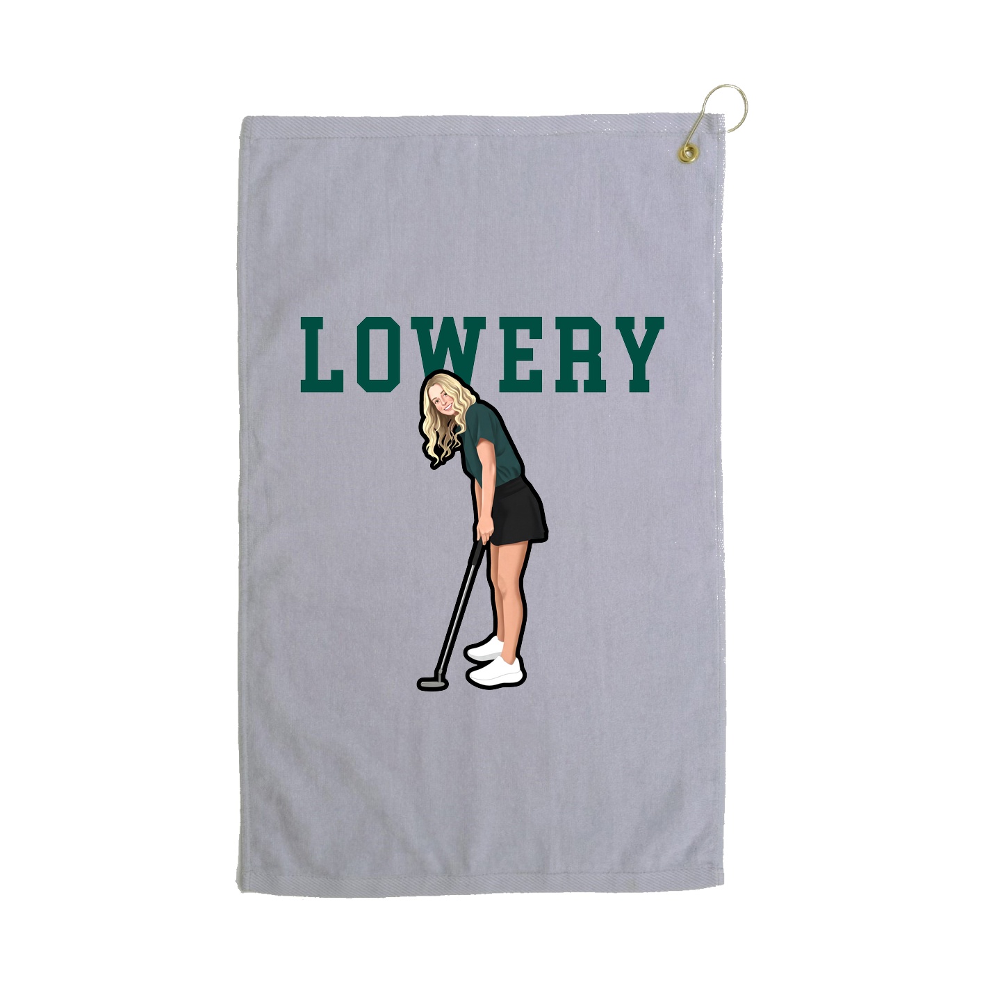 Golf Towel — Shirsey in Grey