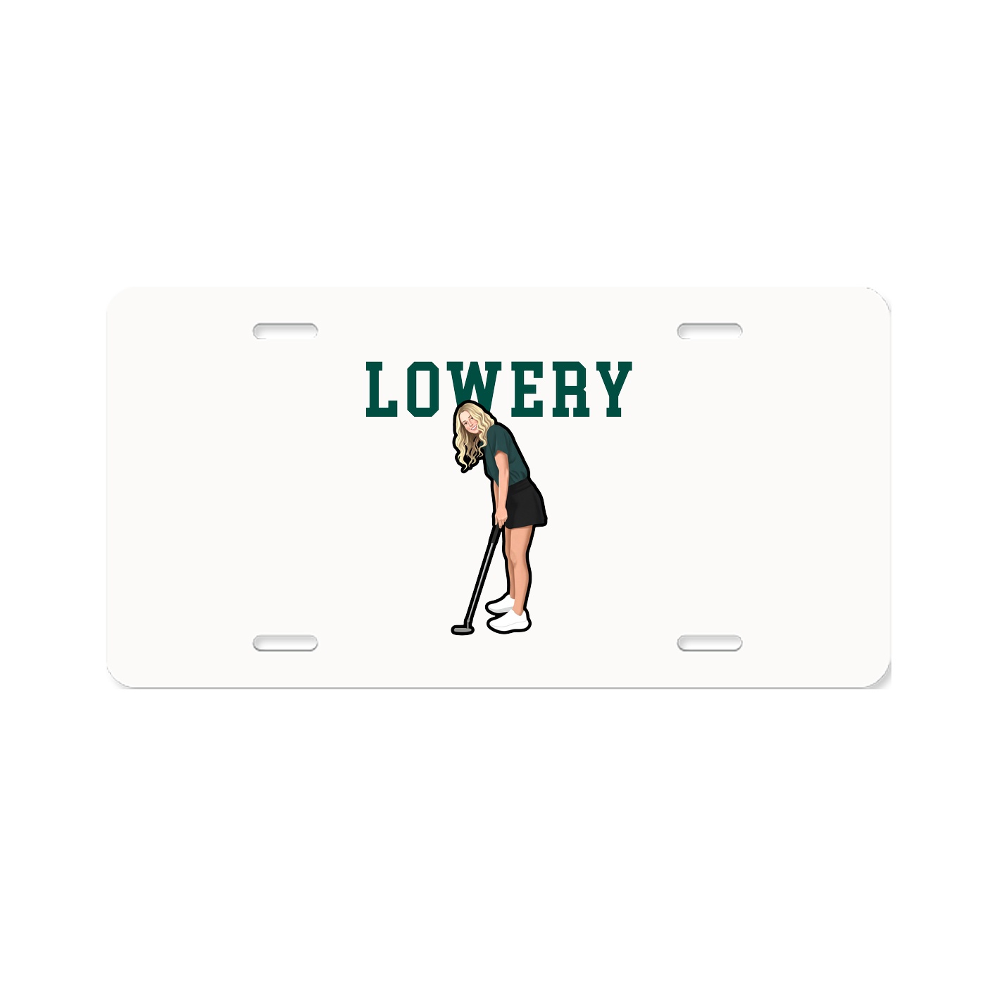 License Plate — Shirsey in Classic