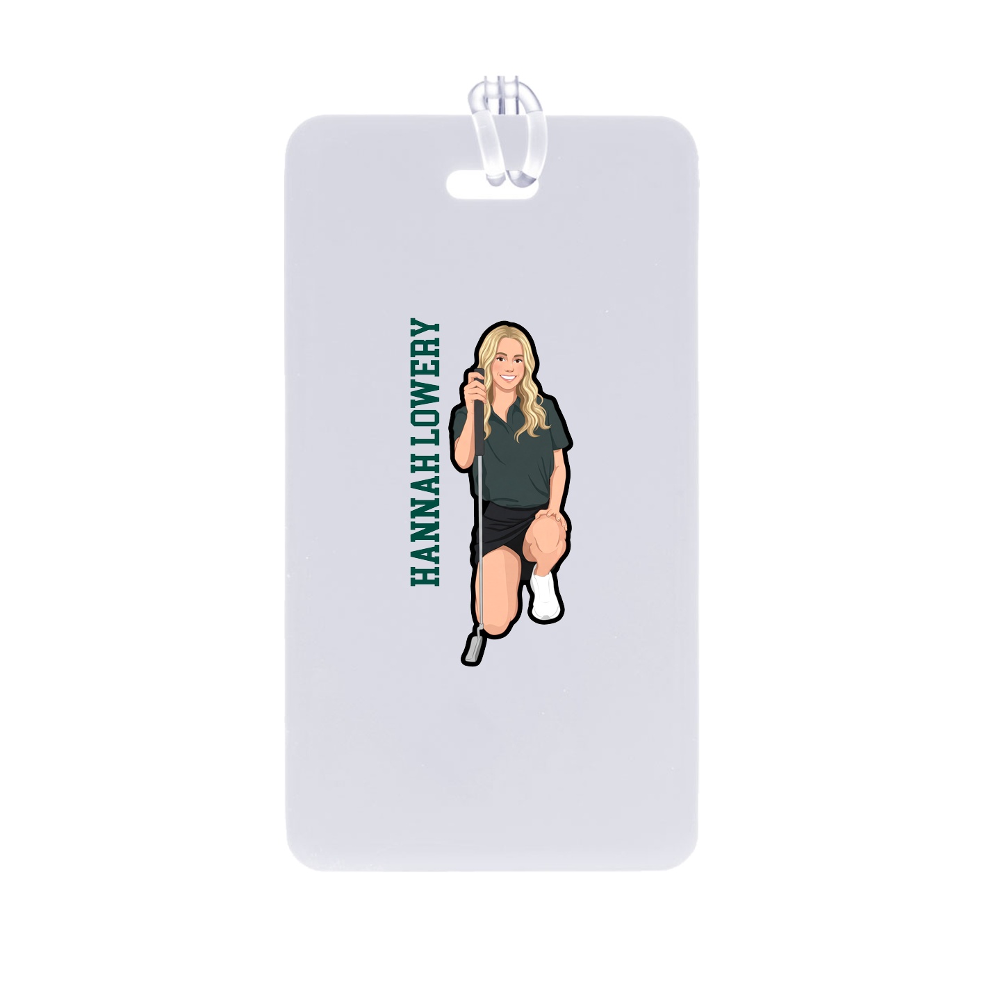 Bag Tag — Name Vertical in Classic