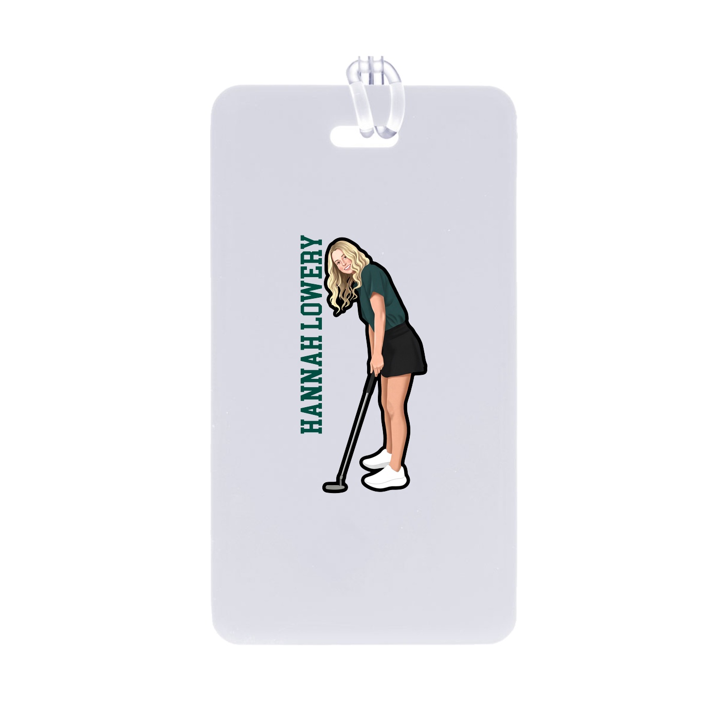 Bag Tag — Name Vertical in Classic
