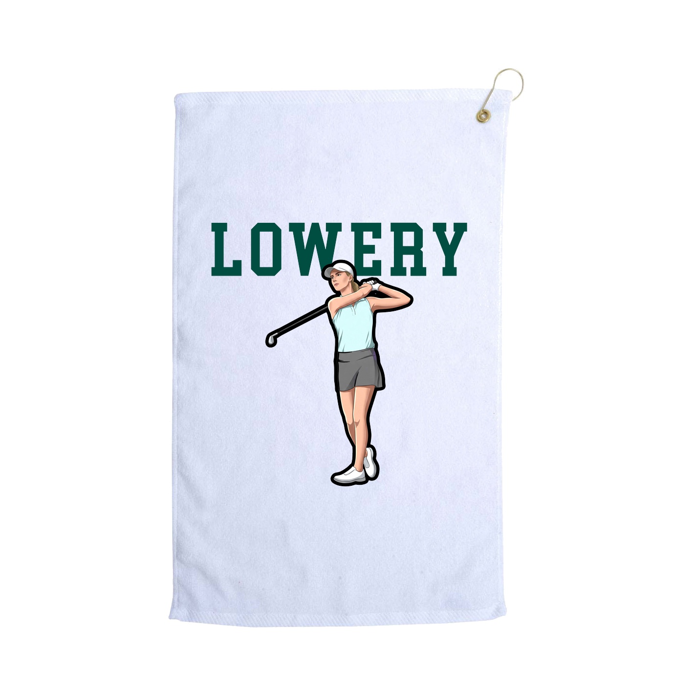 Golf Towel — Shirsey in White