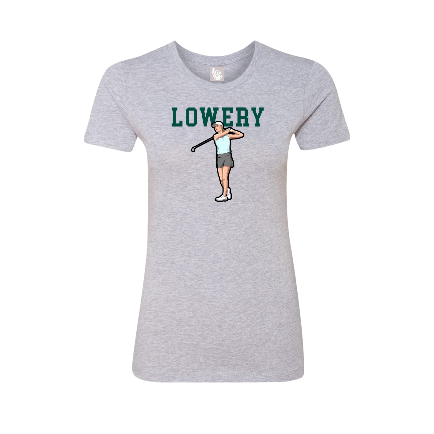 Fitted Women's Tee — Shirsey in Grey