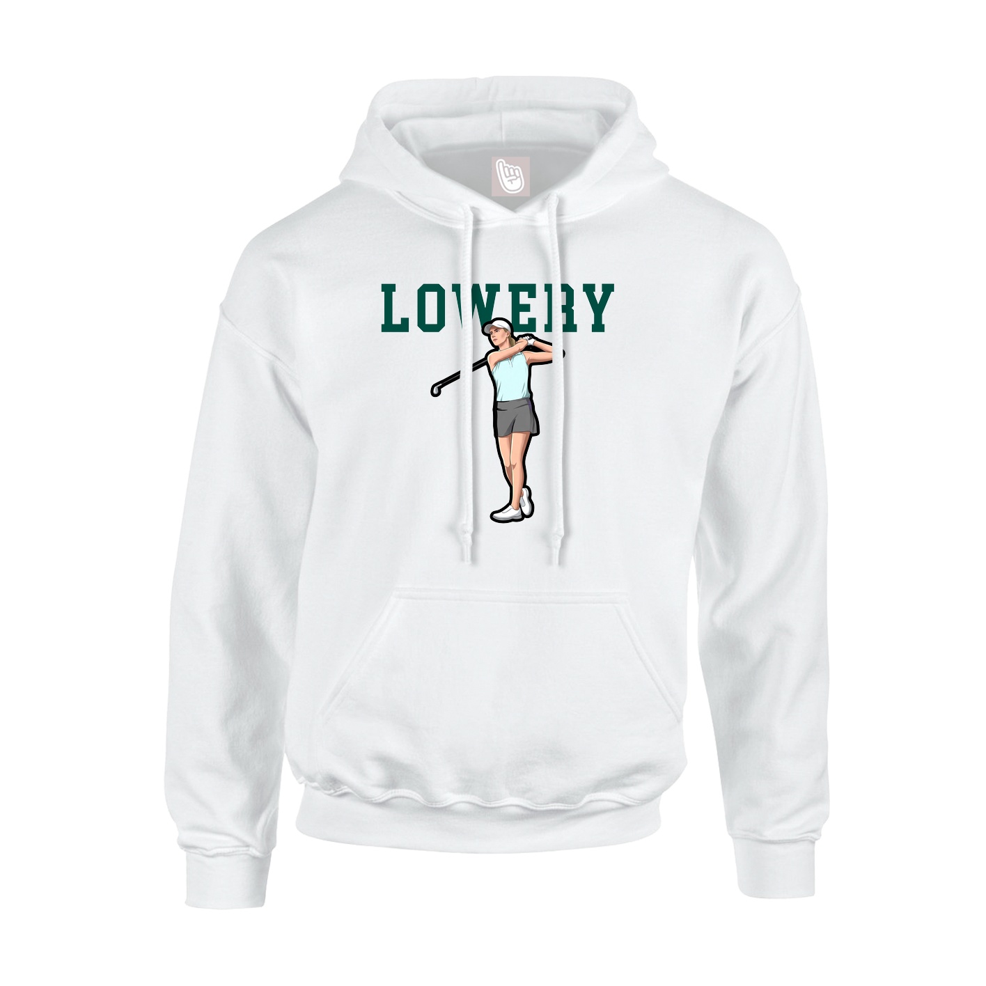 Hoodie — Shirsey in White